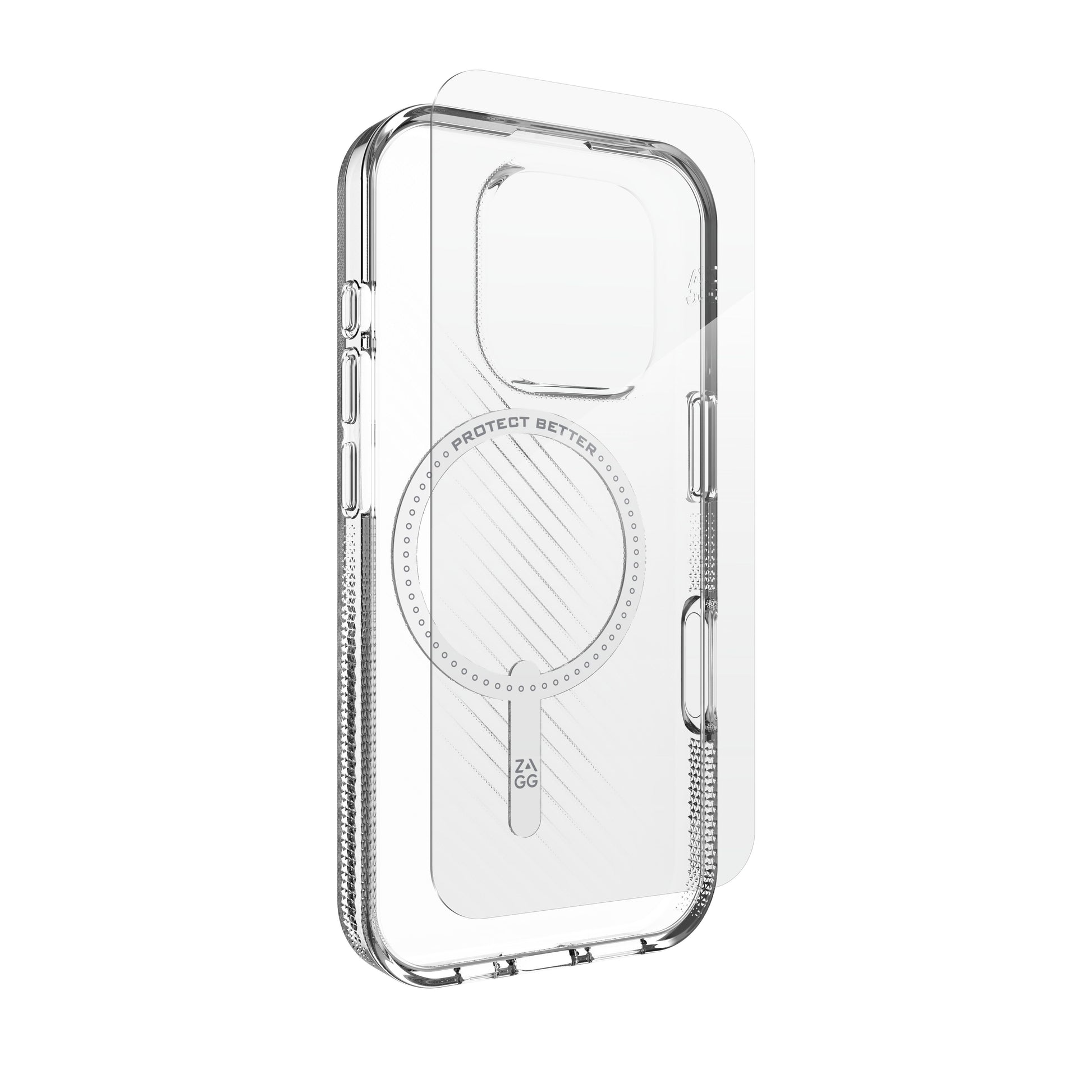 ZAGG Backcover Luxe – für Apple iPhone 16 Pro – transparent