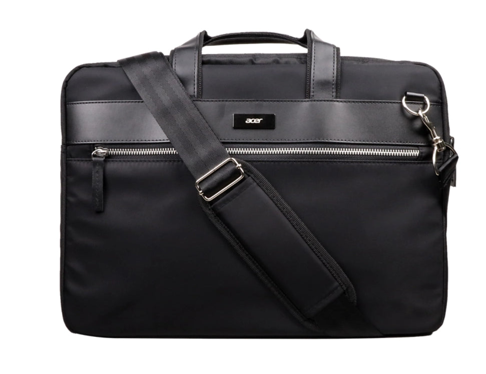 Acer Notebook-Tasche für Notebooks bis 15,6" – Trolley-Band, Reissverschluss – Schwarz