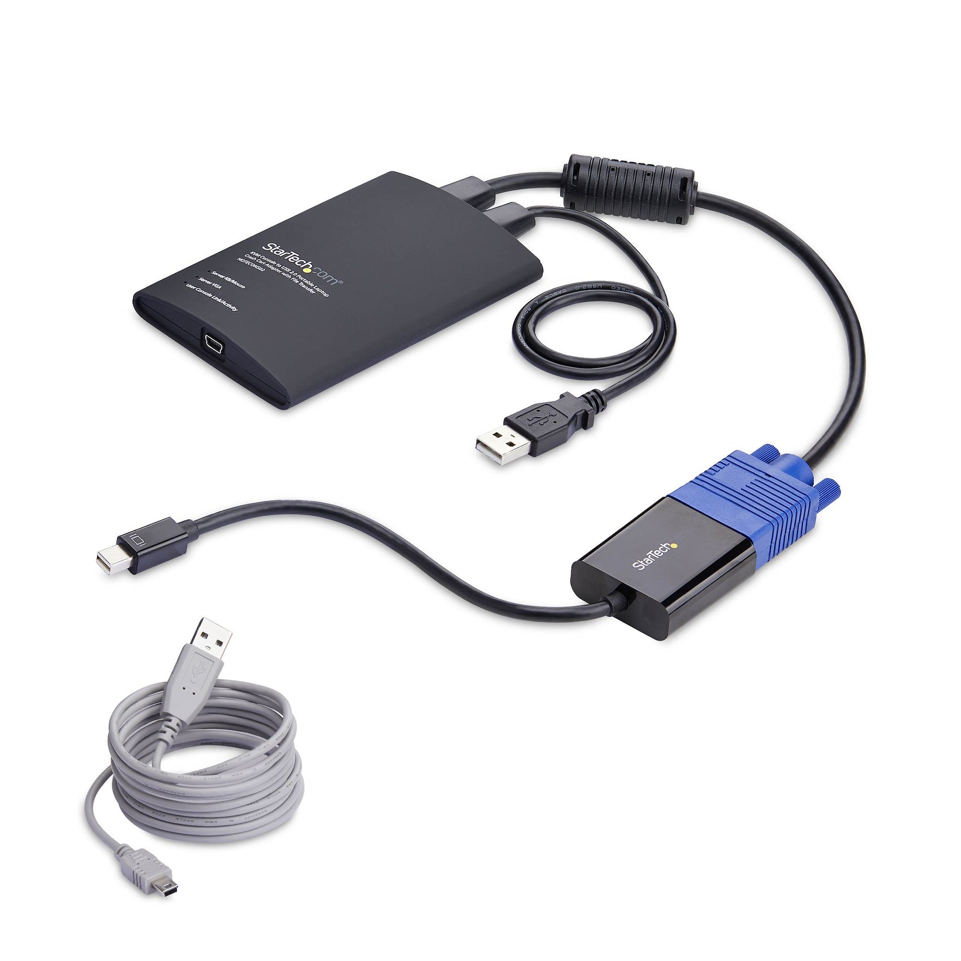 StarTech.com VGA/MDP Crash-Cart-Adapter – 1-Port VGA/DP CIM-Modul – 1920 × 1200, USB