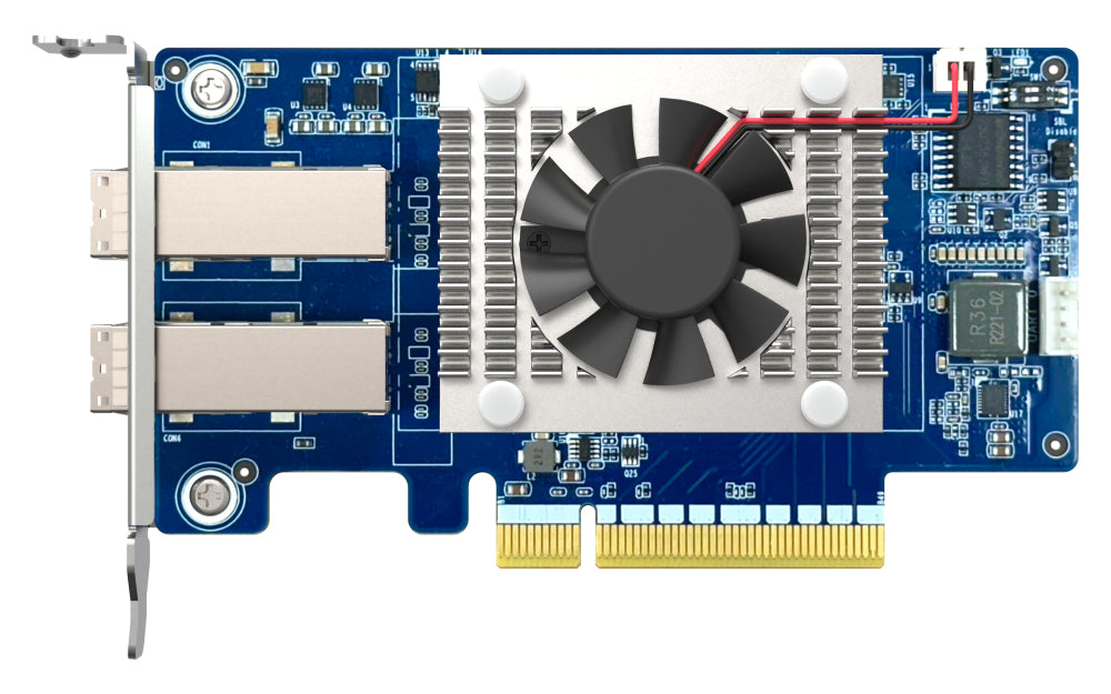 QNAP QXP-830S-3808 – PCIe Mini-SAS HBA – 2× mini-SAS 12 Gbit/s, für CAB-SAS05M-8644, CAB-SAS10M-8644 und andere