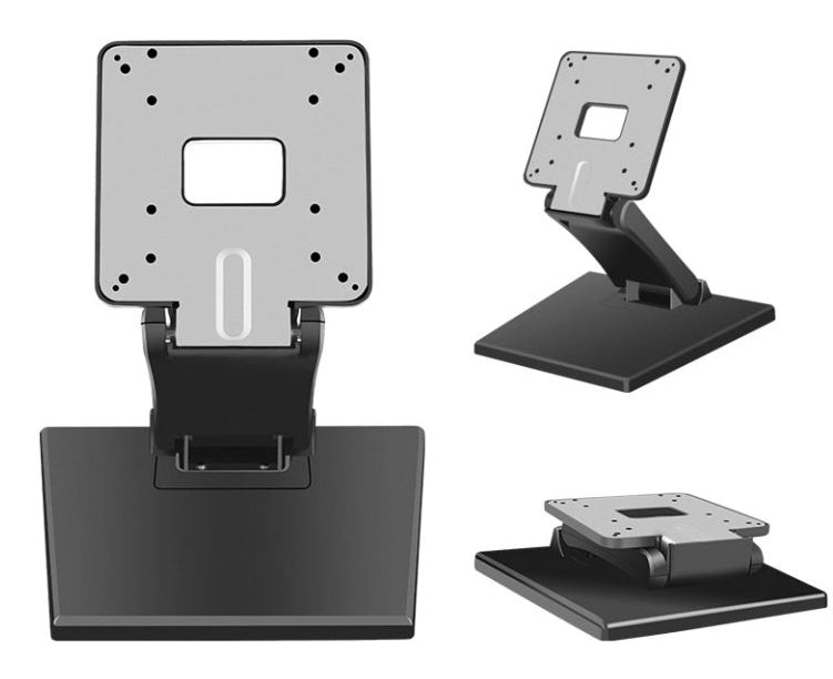 Hagor 8431 – POS-Halterung, VESA 75/100, Höhenverstellung, 6,5 kg Tragkraft, für Bildschirme 33–61 cm, Schwarz