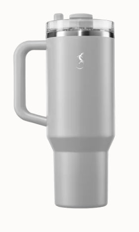Lurch Thermobecher Big Cup – 1,2 l, Ø 11,8 cm, H 15,0 cm, Edelstahl/Kunststoff, Grau, vakuum-isoliert