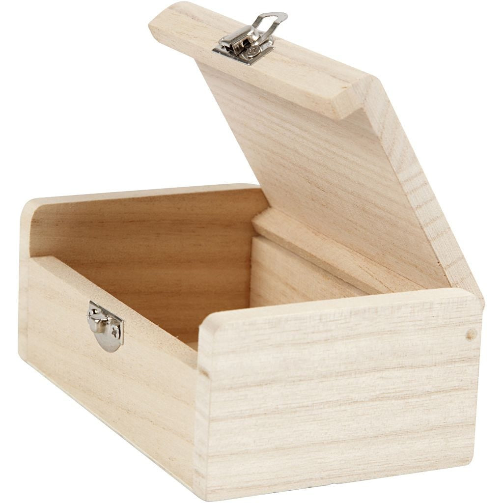 Creativ Company Truhe – Holz – Braun – 75 × 45 × 115 mm