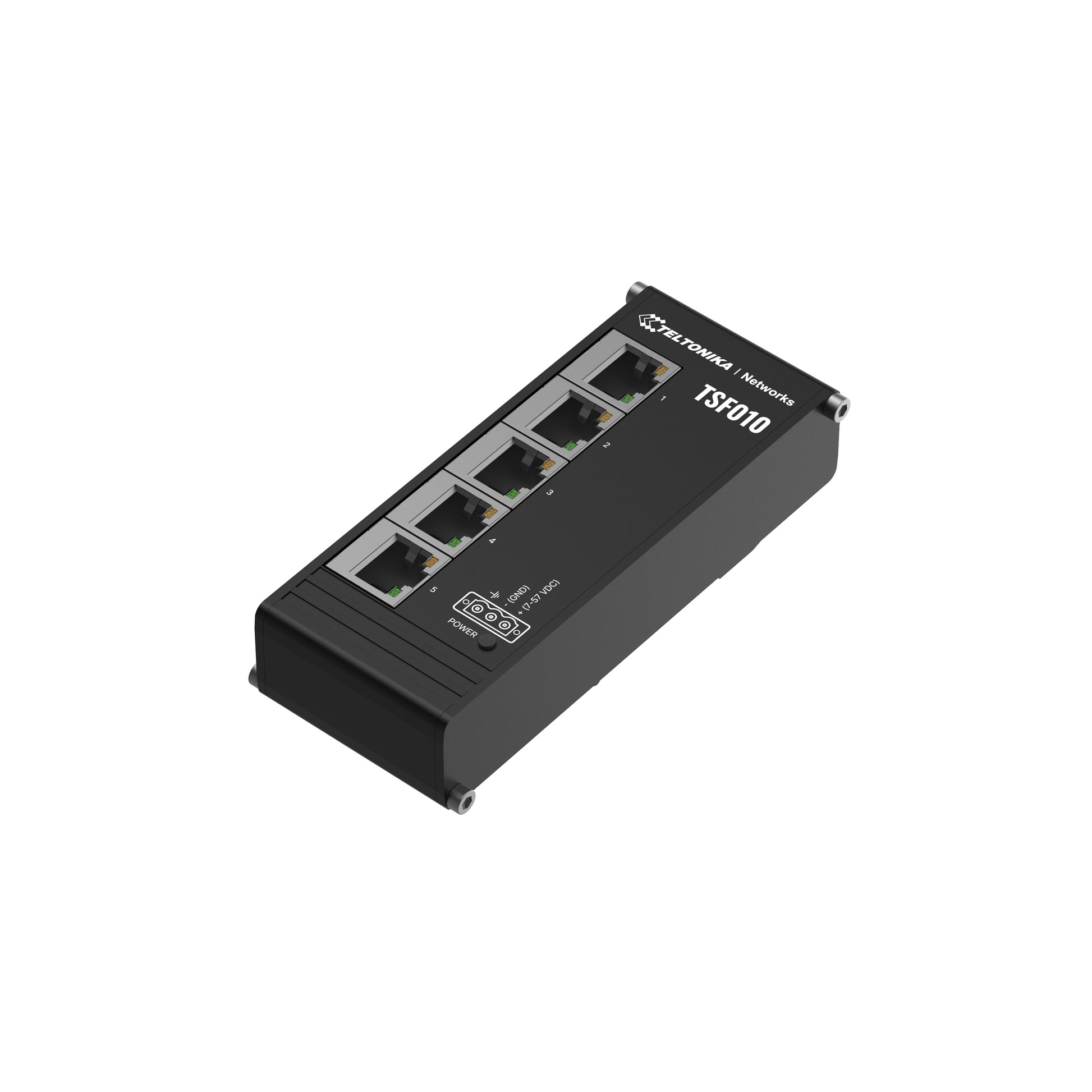 Teltonika TSF010 – Unmanaged Switch – 5× 10/100, DIN-Schiene