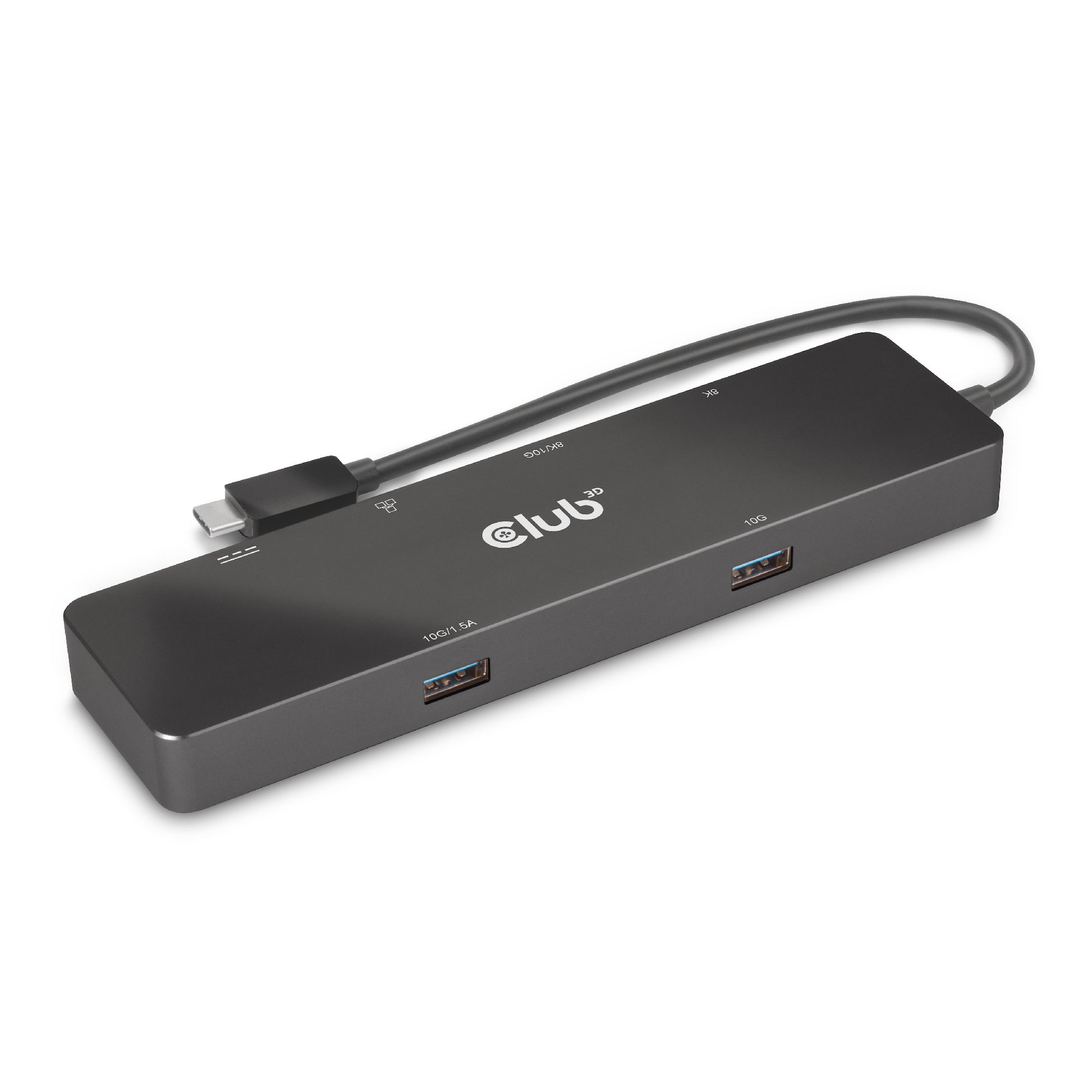CLUB3D Club 3D Dockingstation – USB-C, 1× DP, 1× HDMI, 2× USB-A, 100 W PD, GbE, für Universal