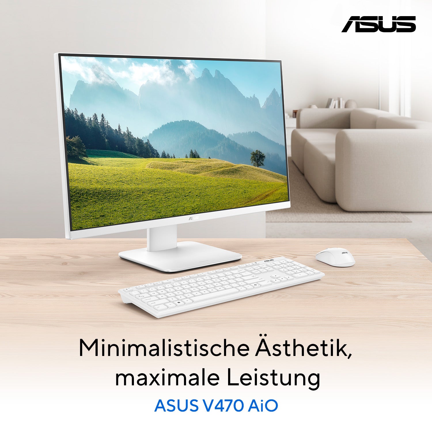 Asus All-in-One – 27" Full HD, Intel Core i5-13420H, 8 GB RAM, 512 GB SSD, Windows 11 Home