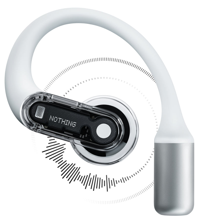 Nothing Ear (open) TWS In-Ear – Qi-Ladecase, Weiss, BT 5,3
