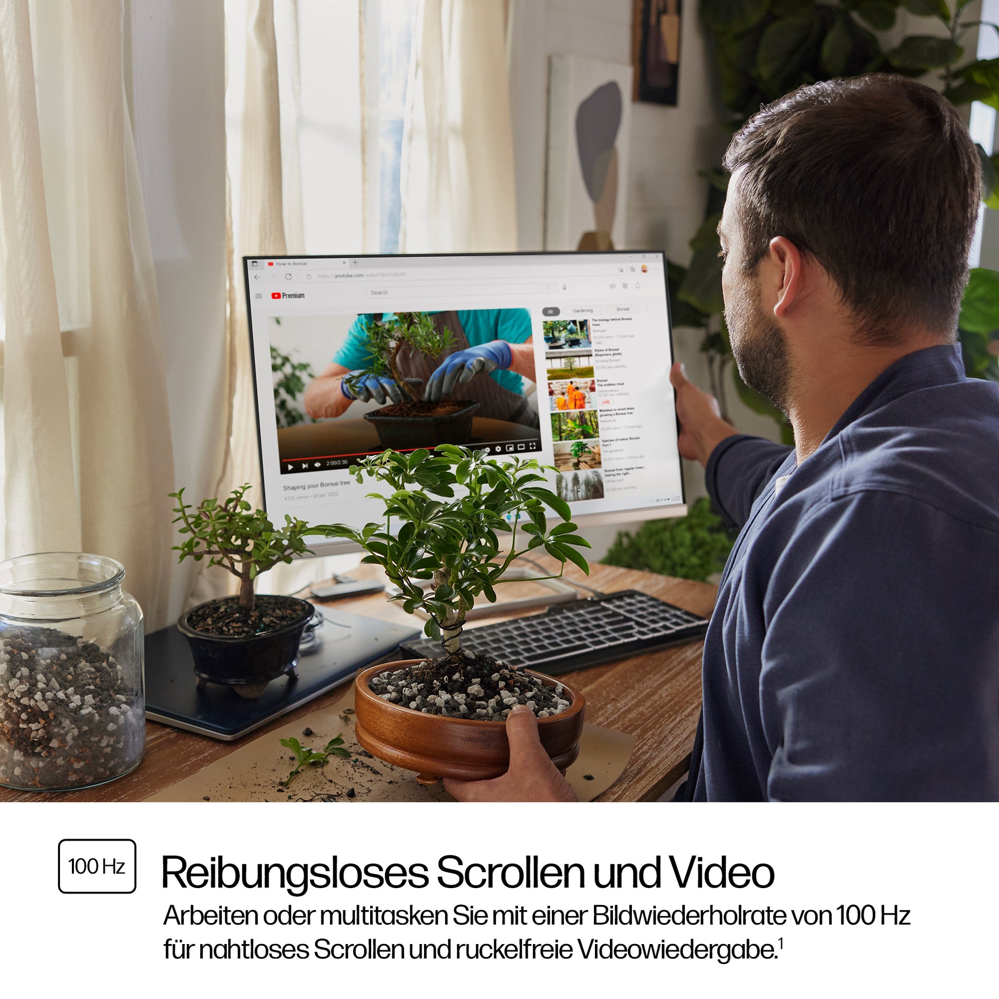 HP S5 527SA – Monitor, 1920 × 1080 (Full HD), Integrierte Lautsprecher