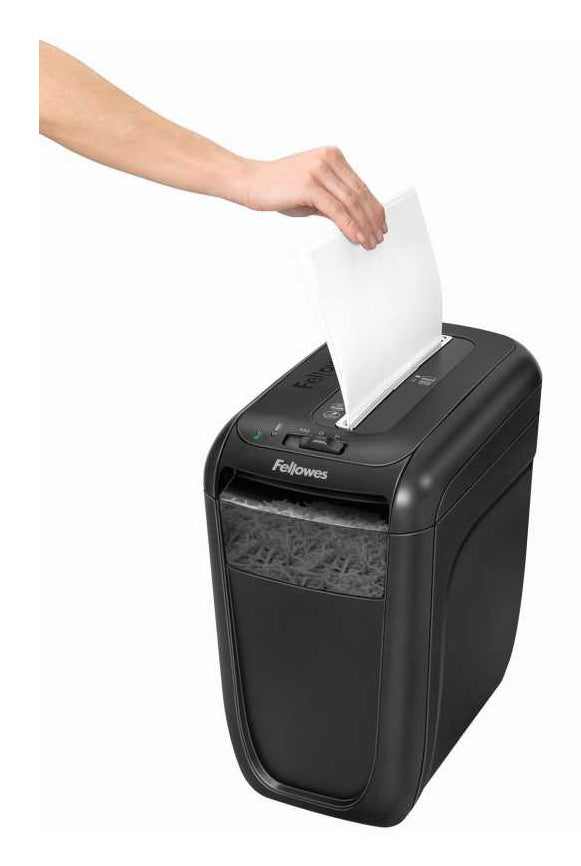 Fellowes Powershred 60Cs – Aktenvernichter, DIN P-4, Partikelschnitt 4 × 40 mm, 10 Blatt, 22 l