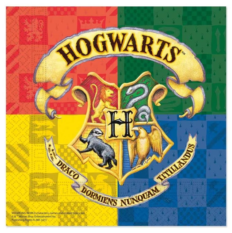 Amscan Harry Potter Servietten, mehrfarbig – 33 × 33 cm, 2-lagig – 20 Stück