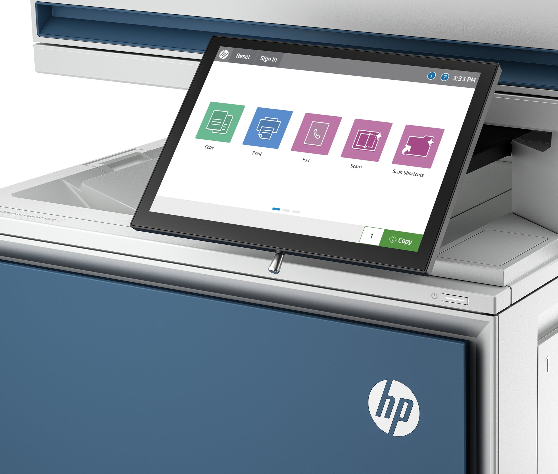 HP COLOR LASERJET ENTPR FLOW MFP 5800ZF – Farbiges Laser-MFP