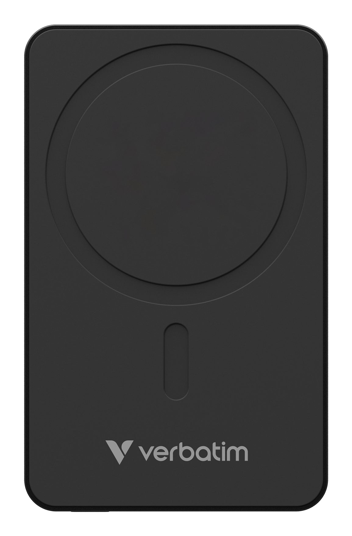 Verbatim MagSafe Powerbank 5'000 mAh – 20 W PD, Wireless 20 W, 1× USB-C, 1× USB-A, schwarz