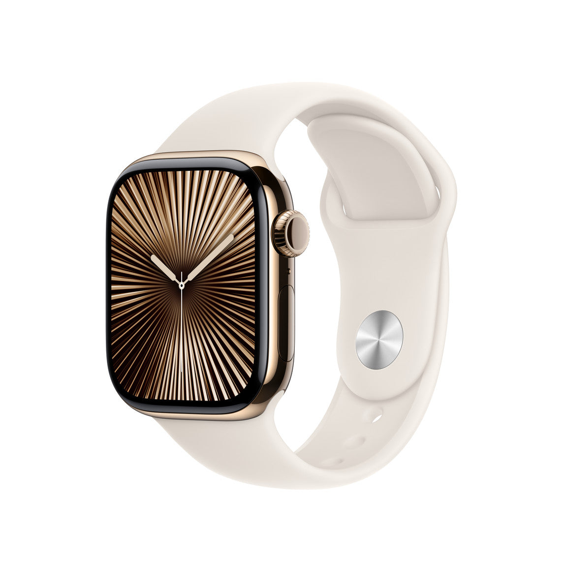 Apple Starlight Sport Band – Armband – für Apple Watch 42 mm, Starlight, M/L, Polymer