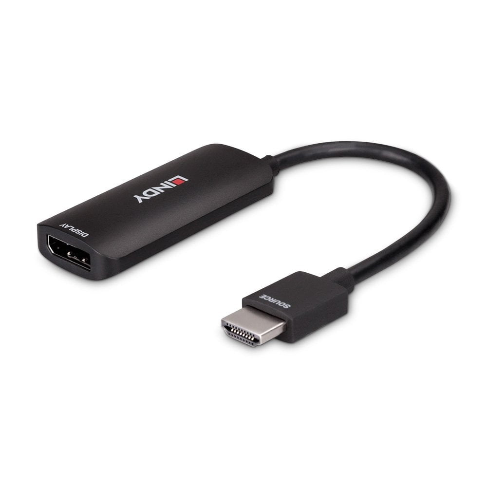 Lindy HDMI auf DisplayPort Adapter, DisplayPort 1.4, 8K@60 Hz