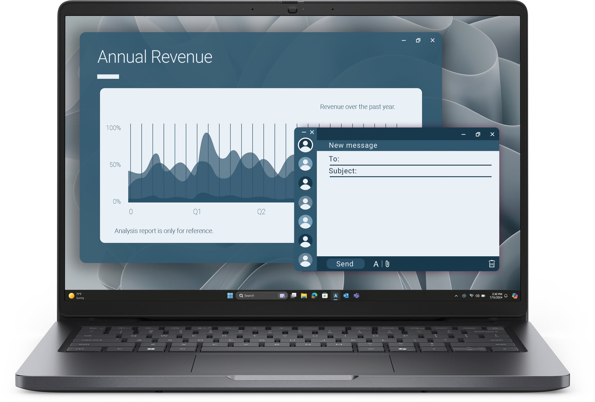 Dell Pro 14 Laptop – Wi‑Fi, Ethernet, Bluetooth – Netzstrom 100–240 V – 313,7 × 225,3 × 20,4 mm