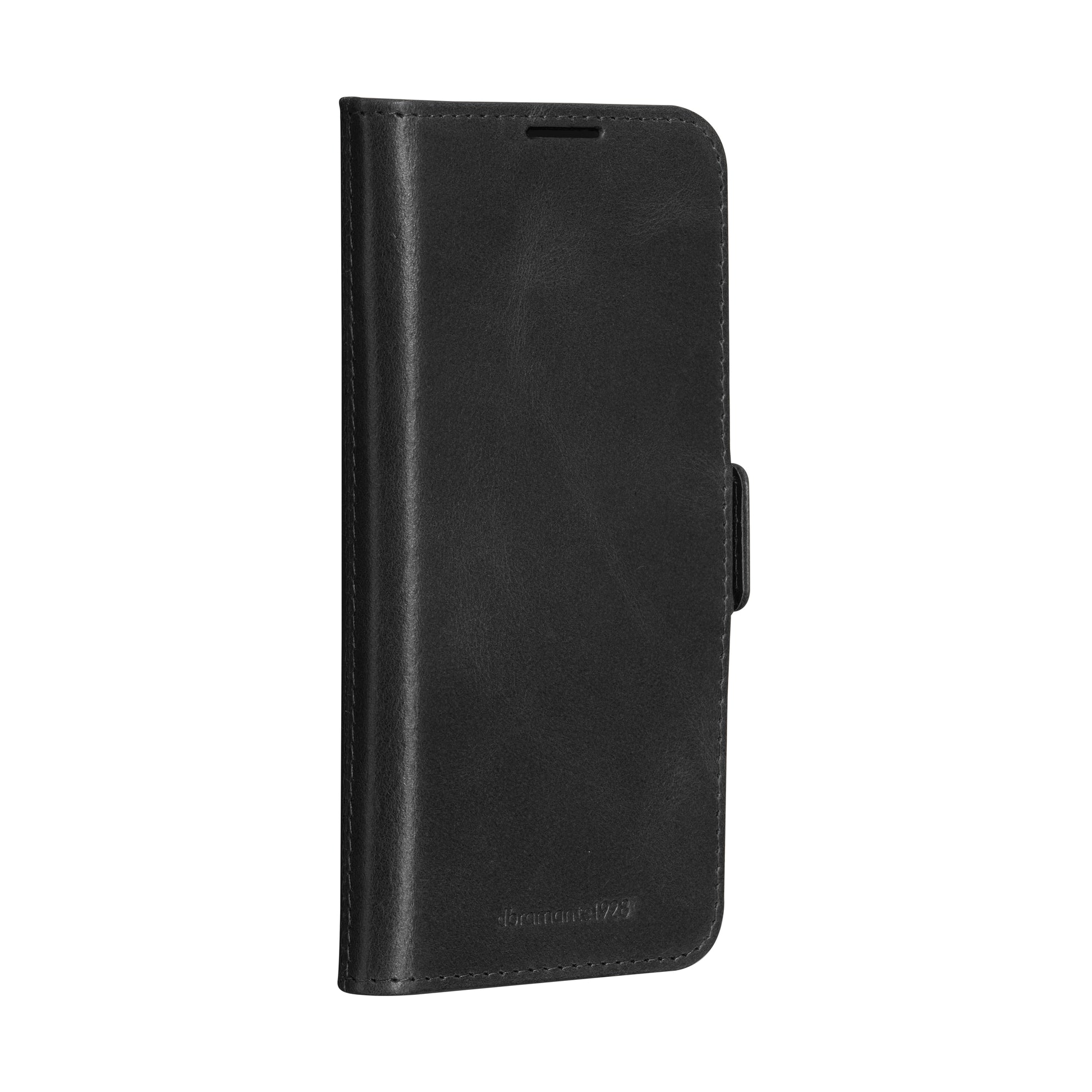 dbramante1928 Lynge Wallethülle – für Samsung Galaxy A56 5G, 3 Kartenfächer, Leder, Schwarz
