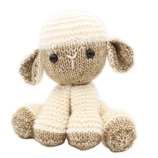 Hardicraft Strickset Lama – 20 cm, Weiss