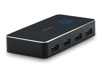 Lindy 43387 – USB 3.0 Sharing Switch – 6× USB‑A (USB 3.0), USB‑C Strom, 5 Gbit/s