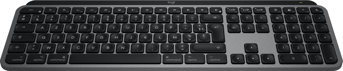 Logitech MX Keys S Für Mac – Tastatur, Kabellos (Bluetooth), FR-Layout (FR) – für macOS
