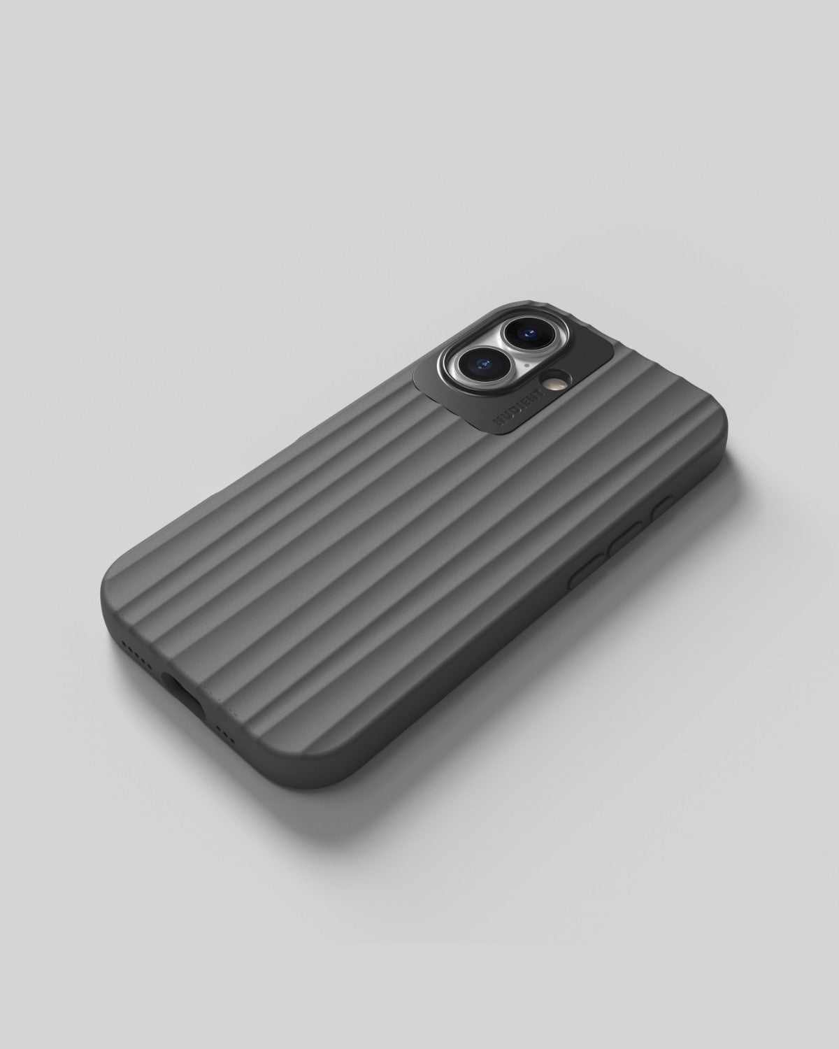 Nudient – Backcover Bold – für Apple iPhone 16 – schwarz – MagSafe-kompatibel