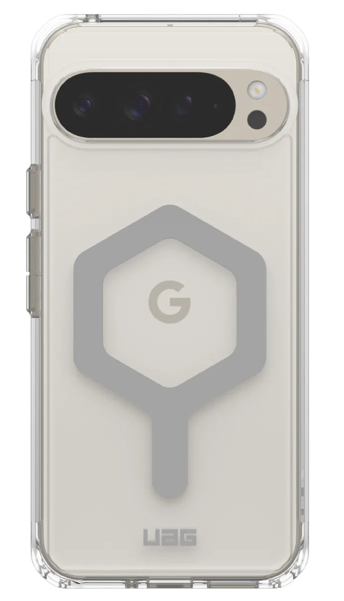 Urban Armor Gear UAG Plyo Pro Backcover – für Google Pixel 9 Pro XL, TPU, Transparent / Silber, bis 4,8 m Sturzsicher