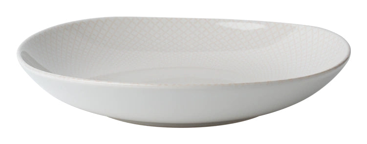 Lunasol Speise-Service Elements North Organic – Set 12-teilig, Ø 27/25/21 cm, Steingut, Beige
