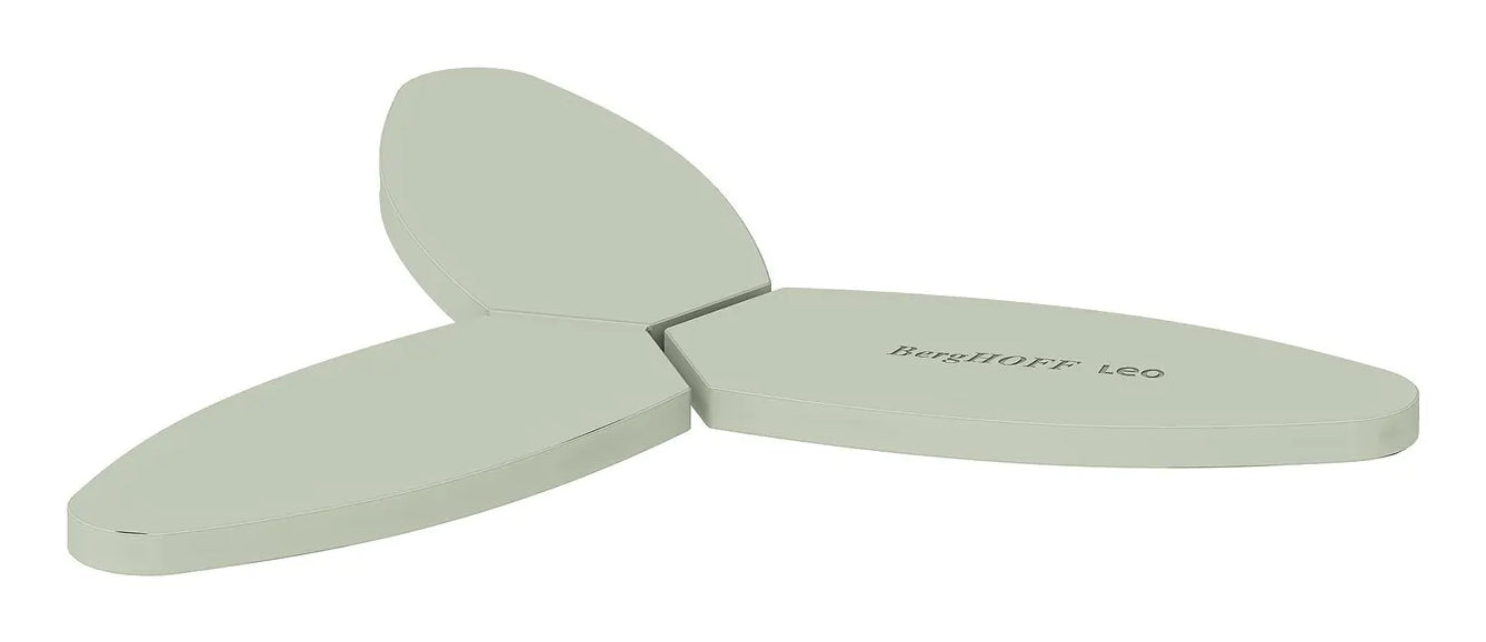 BergHOFF Leo – Teekannen-Untersatz Silikon, Ø 24 × H 0,7 cm, magnetisch, zusammenklappbar, grün