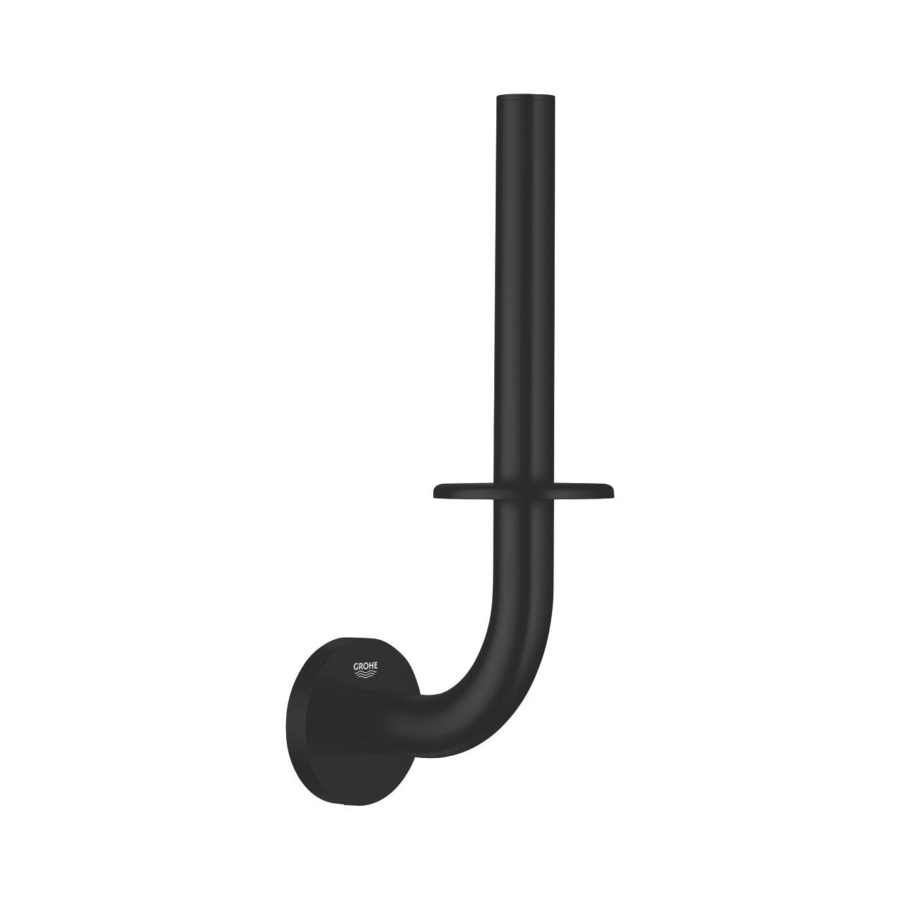 Grohe – Ersatzrollenhalter – Metall, Schwarz, Zum Bohren, Klebend