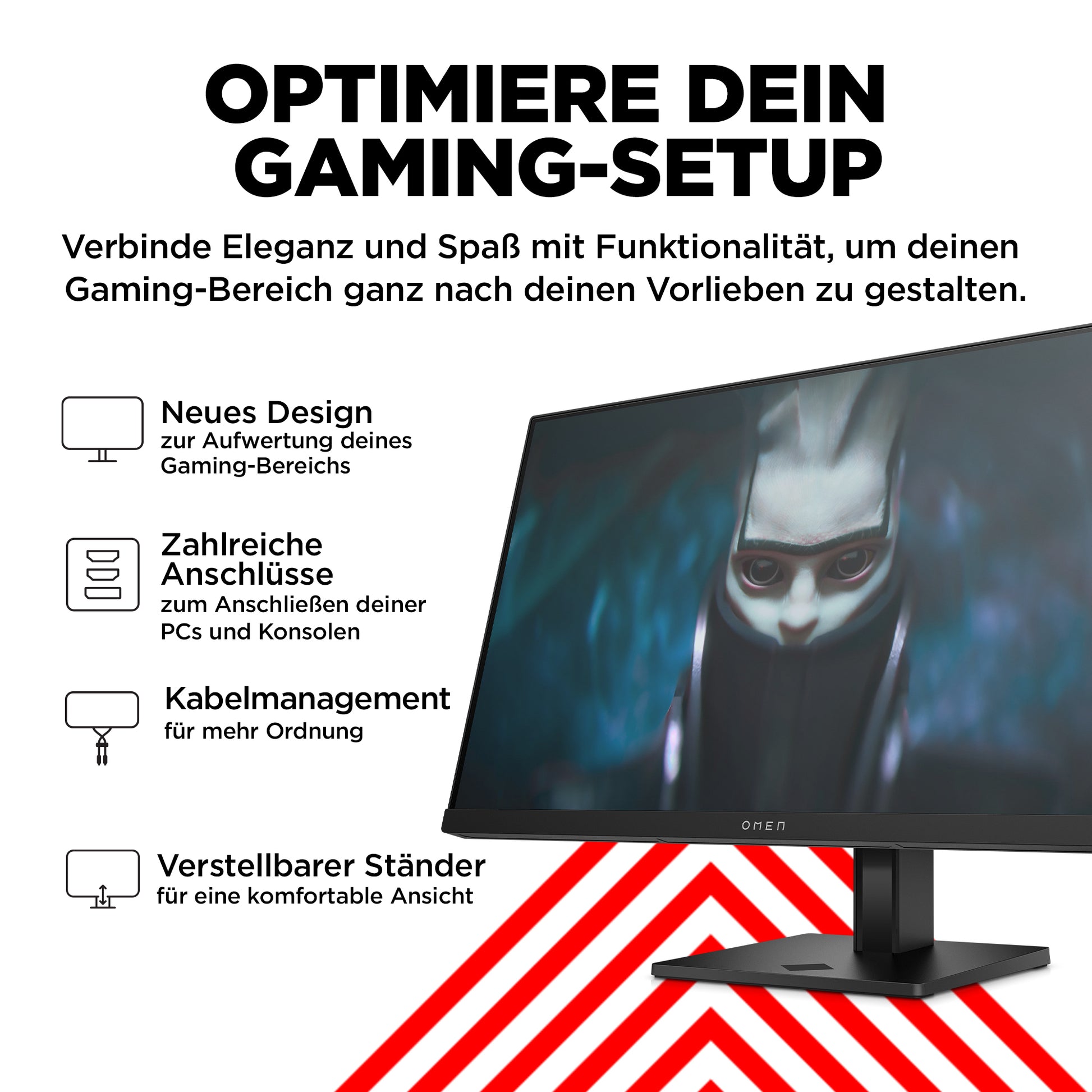 HP OMEN 24 – Monitor, 24" 1920 × 1080 (Full HD), 165 Hz