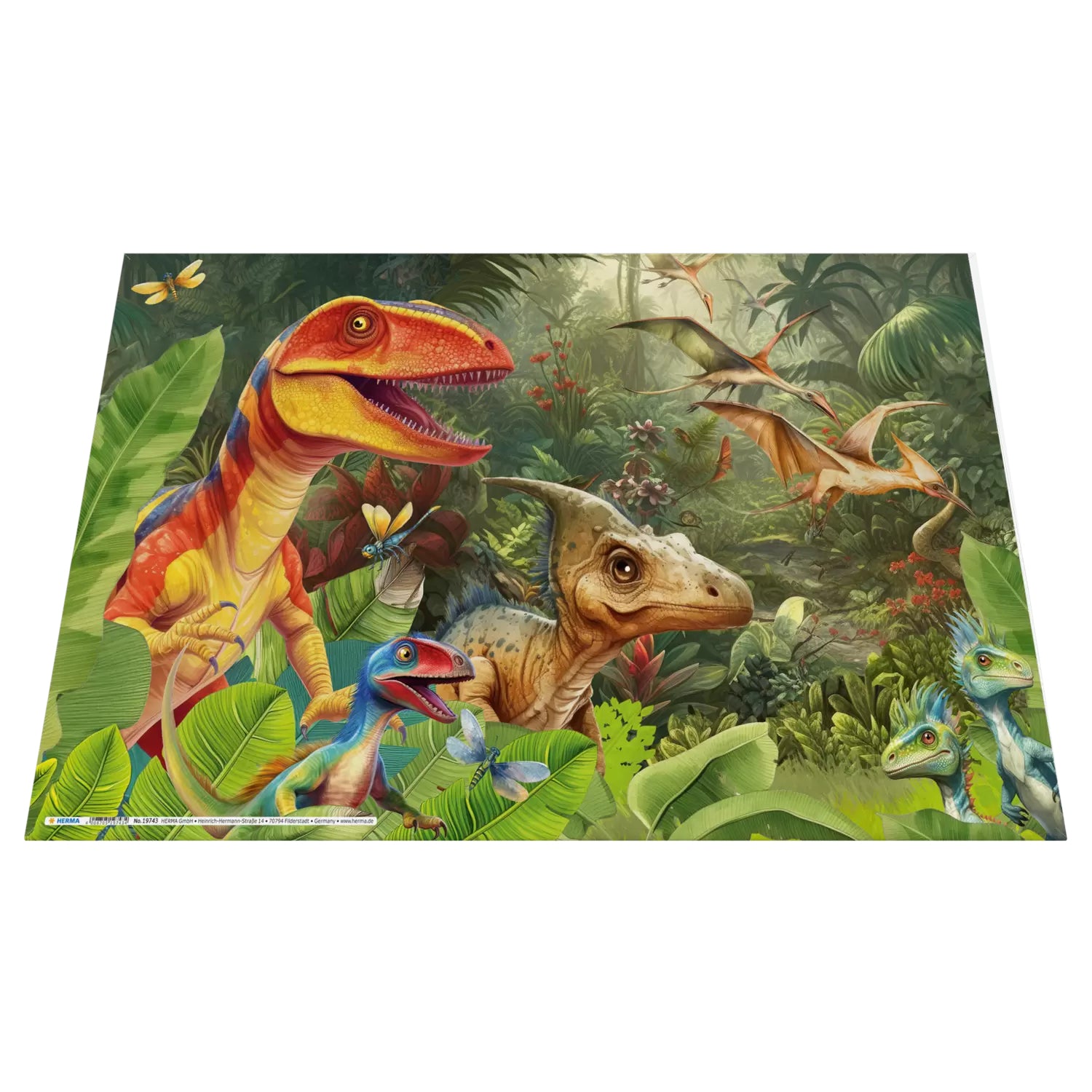 Herma Schreibunterlage Dino World – 550 × 350 mm