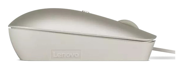 Lenovo 540 – Maus – Kabelgebunden (USB-C), Beidhändig, Sand