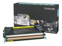 Lexmark Toner – gelb, 6000 Seiten