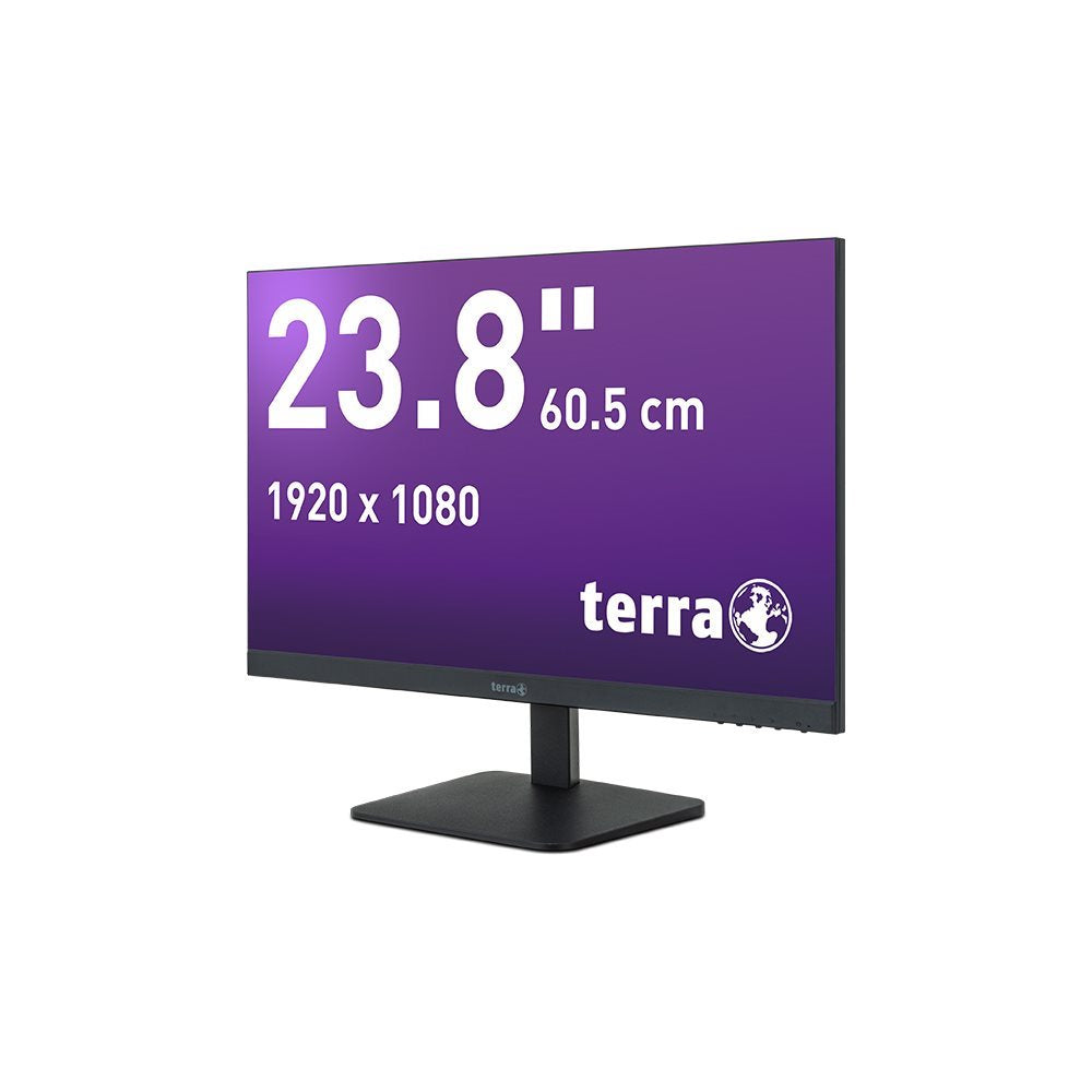 TERRA 2427W V2 – Monitor, HDMI, DisplayPort, USB-C, GREENLINE PLUS, Schwarz