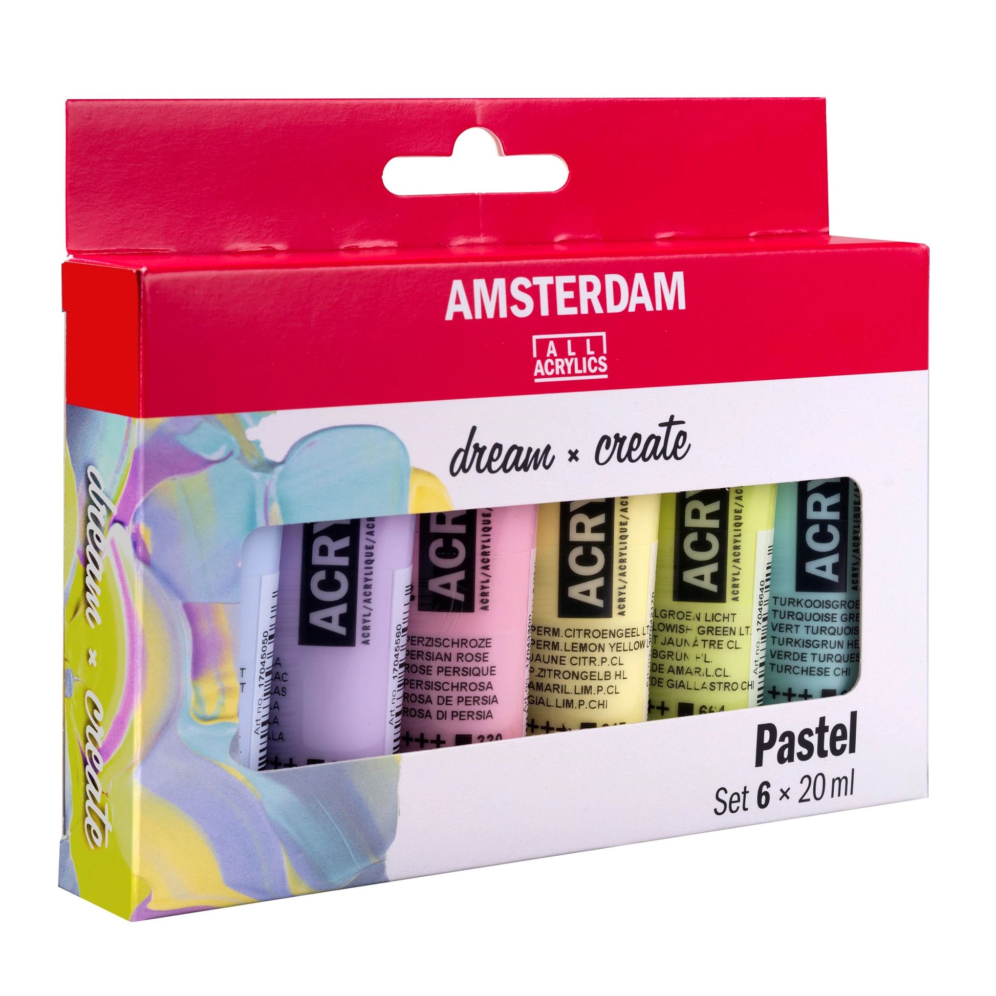 Amsterdam Acrylfarbe – Set – 6 Farben, 6 × 20 ml