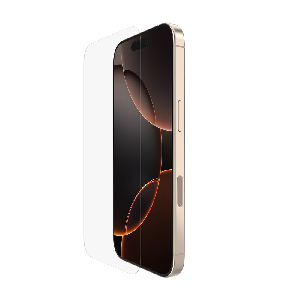 Belkin ScreenForce Tempered Glass Displayschutz – für Apple iPhone 16 Pro – gehärtetes Glas