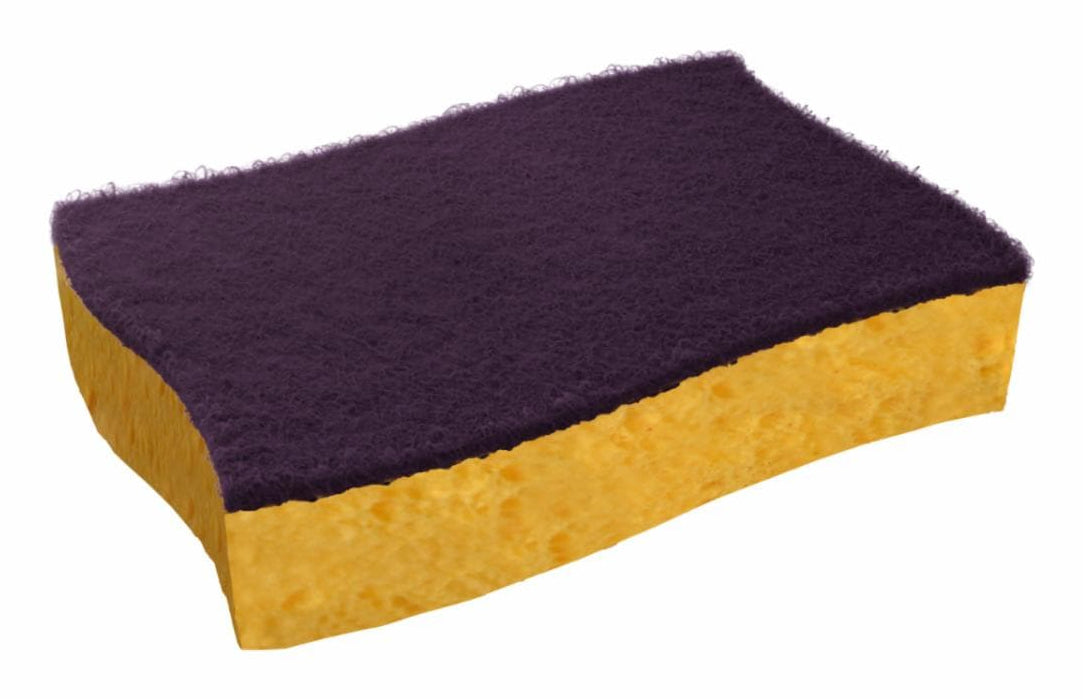 Scotch-Brite Naturschwamm – Rechteckig, für Grill, mehrfarbig, 2 Stk.