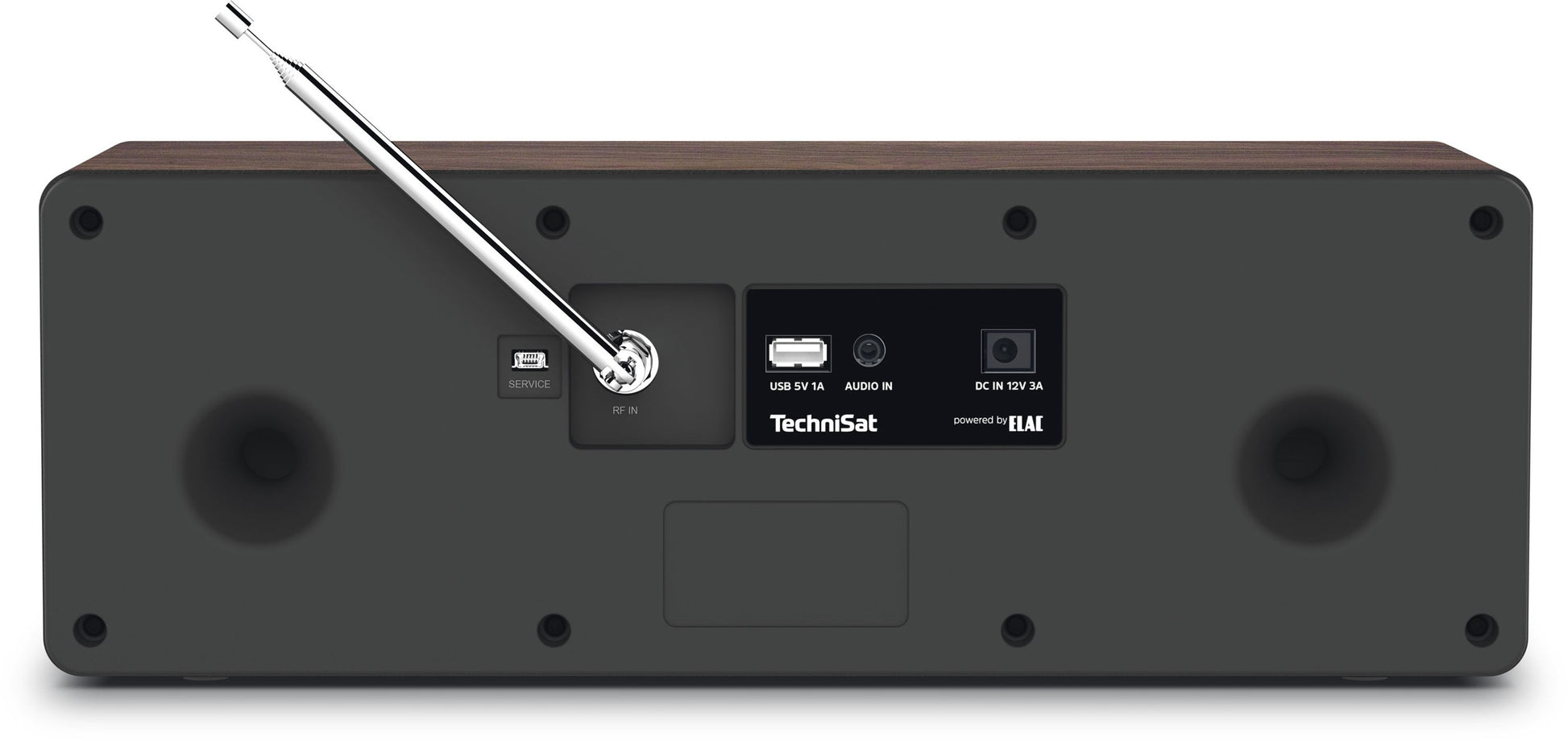 TechniSat DigitRadio 3 – DAB-/Internetradio – Tischradio – DAB+, USB – Schwarz