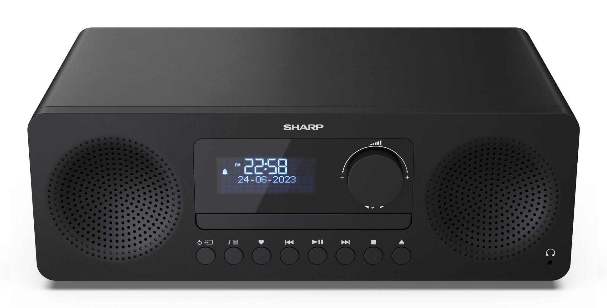 Sharp XL-B720D – Heim-Audio-Mikrosystem, Schwarz