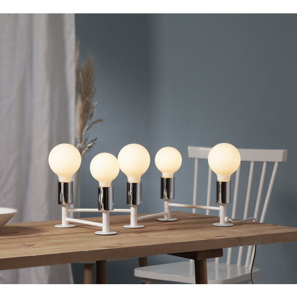 Star Trading LED-Leuchtmittel E27 Globus (G80) – 400 lm, 5 W, Warmweiss 2600 K