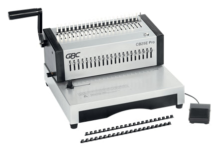 GBC CB25E Pro Bindegerät – Spiralbindung, 25 Blätter, Bindekapazität 500 Blätter