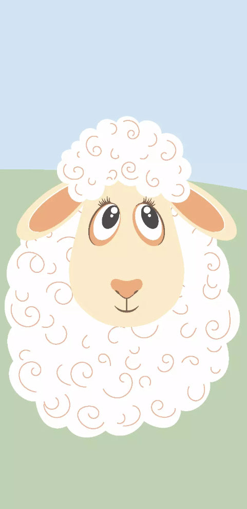 Paper + Design Taschentücher Spring Sheep – 4-lagig, 215 × 220 mm – 10 Taschentücher – FSC, Nordic Swan