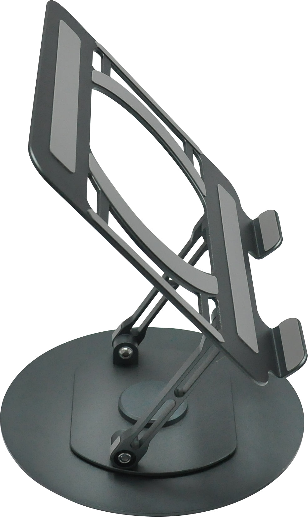 Vision Laptop-Ständer – bis 13,5", höhenverstellbar, 360° drehbar – Grau