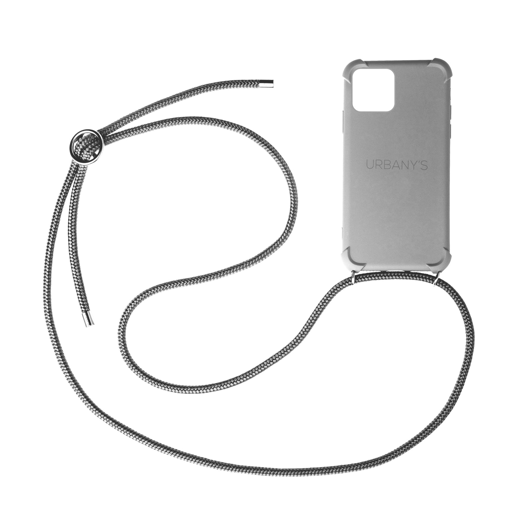 Urbany's Necklace-Hülle – für Apple iPhone 15 Pro – Stormy Sky – mit Kordel