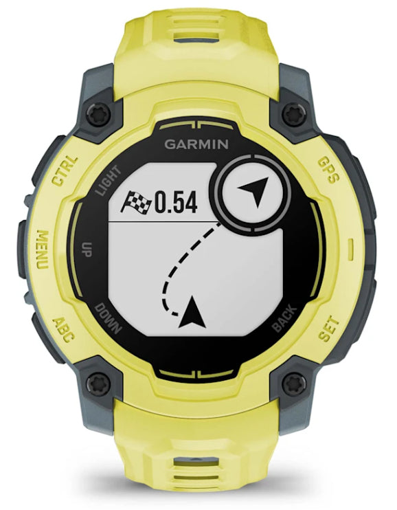 Garmin Instinct E 45 mm GPS – Polymer Limette, Sportarmband, Electric Lime, 100 m, für Android, iPhone