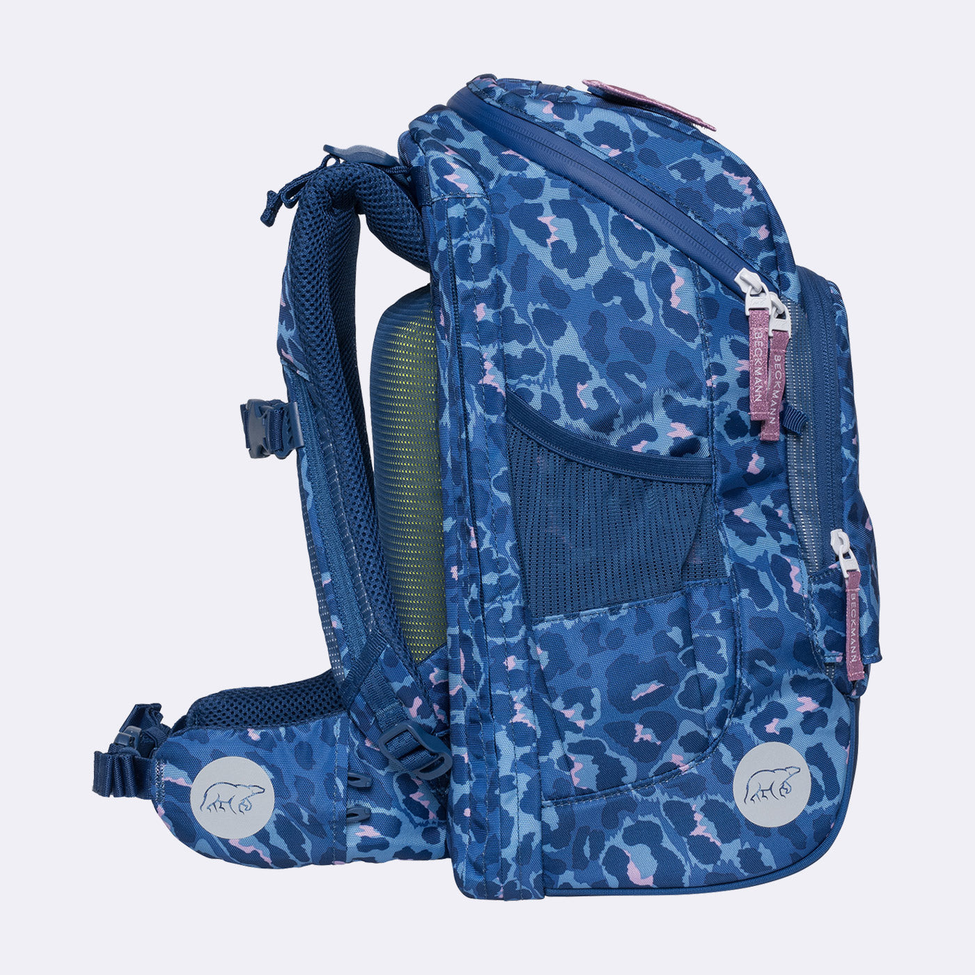 Beckmann Schulrucksack Active Air Flx – 6-teilig – Cheetah