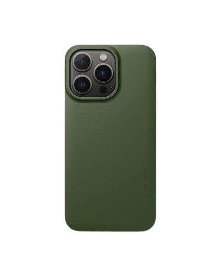 Nudient Thin Case – Backcover – für Apple iPhone 13 Pro, MagSafe, Recycling-Kunststoff, Pine Green