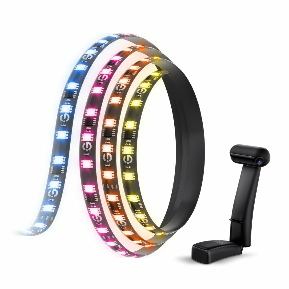 Govee Envisual T2 – Intelligenter Leuchtstreifen, WLAN, Bluetooth, 3,6 m, RGBIC, für 55" Displays