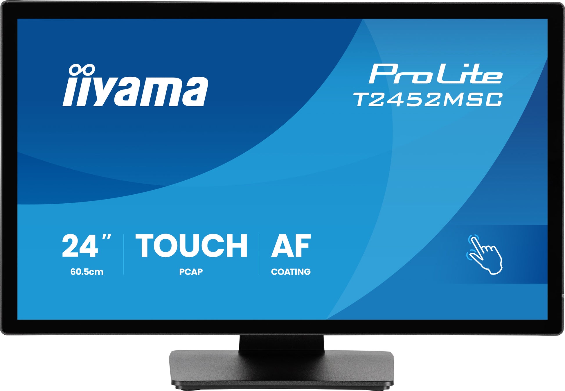 iiyama T2452MSC-B2 – 24" Touch, 1920 × 1080 (Full HD), IPS