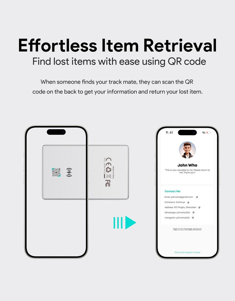 AUKEY TrackMate 3 TM-21 – Aluminium, für iPhone