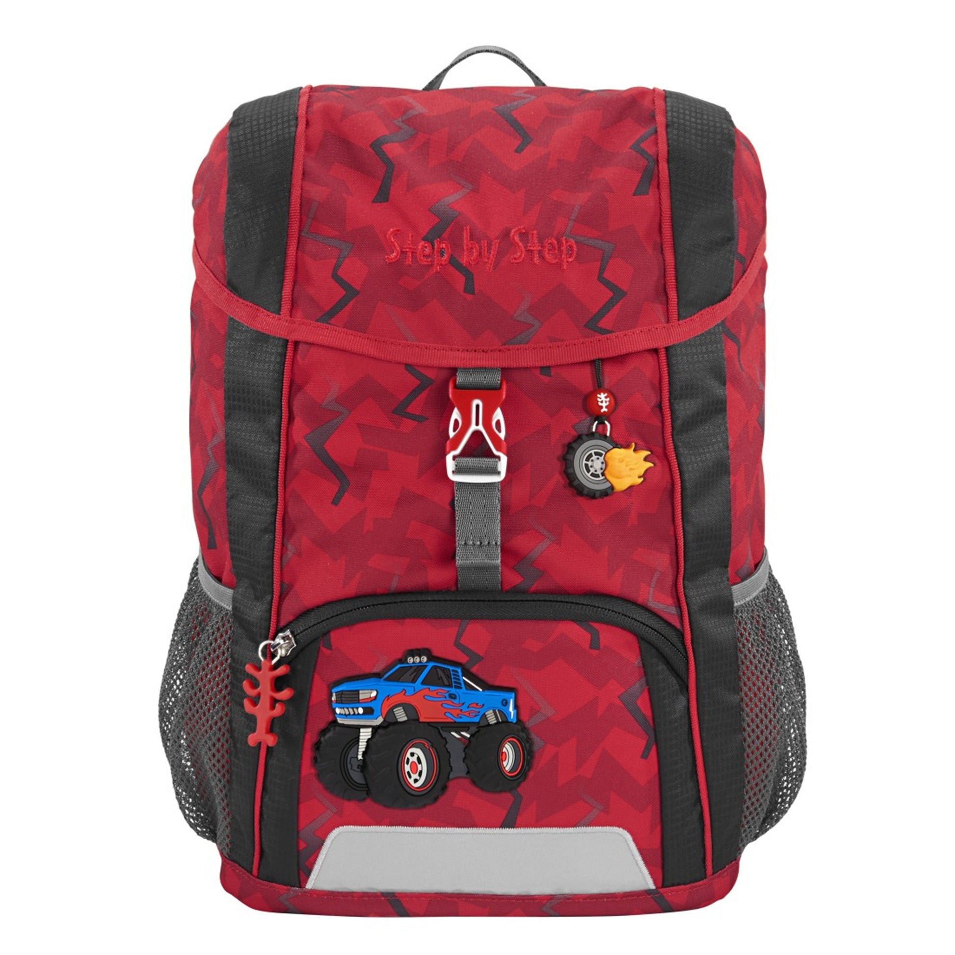 Step by Step KID – Kindergartenrucksack-Set 3-teilig – 13 l, rPET, Monster Truck Rocky
